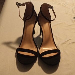 A New Day Black Velvet Heels Size 10